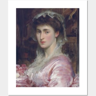 May Sartoris, Mrs Henry Evans Gordon by Frederic Leighton Posters and Art